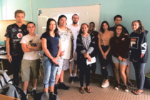 Des chercheurs de l'Atalante reçus en visite au lycée Apollinaire-Anova (LNC 05 Octobre 2019)